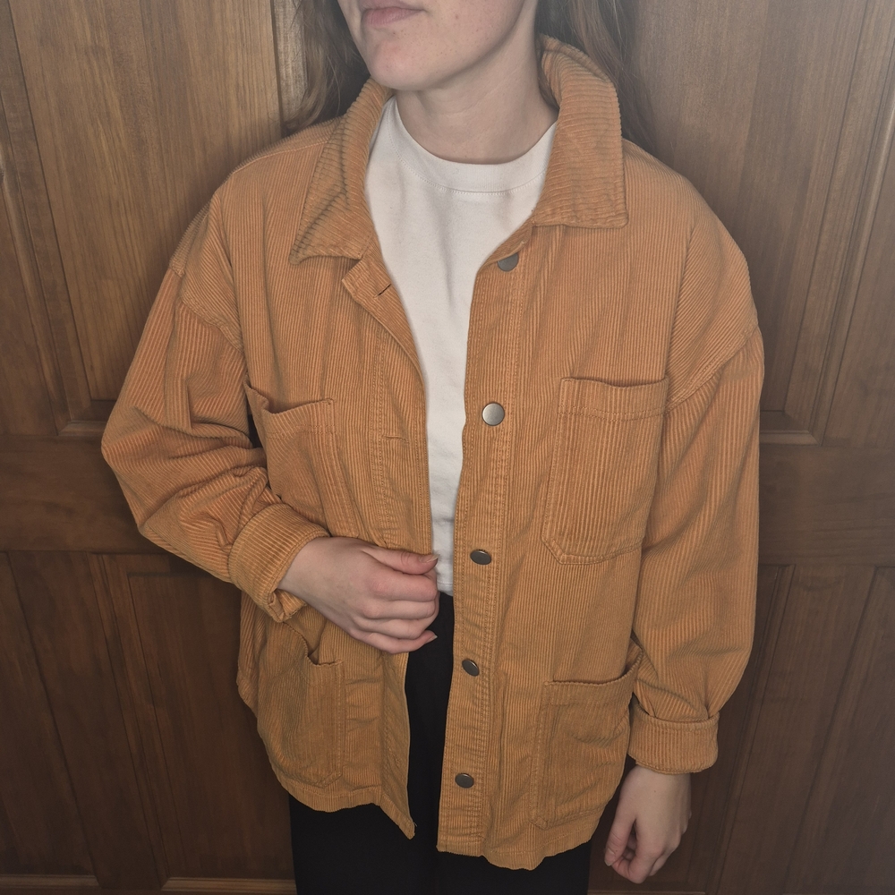 Burnt Orange Corduroy Jacket